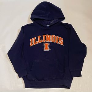 ILLINOIS NCAA BASKETBALL HOODIE YOUTH MED(8)